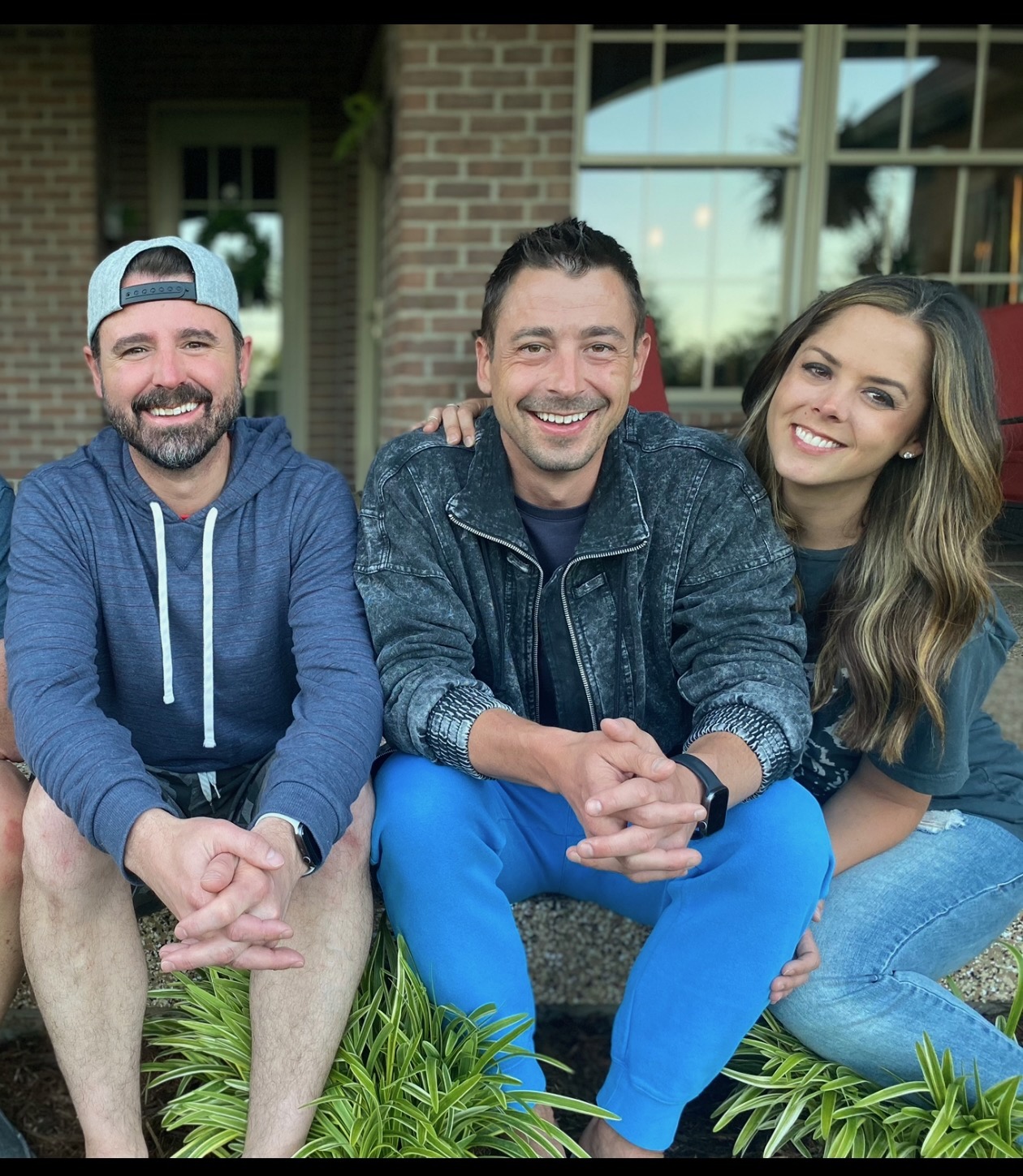 Brian with his brother and sister